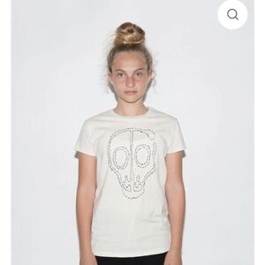 nununu Cream Skull Graphic Tee UNISEX